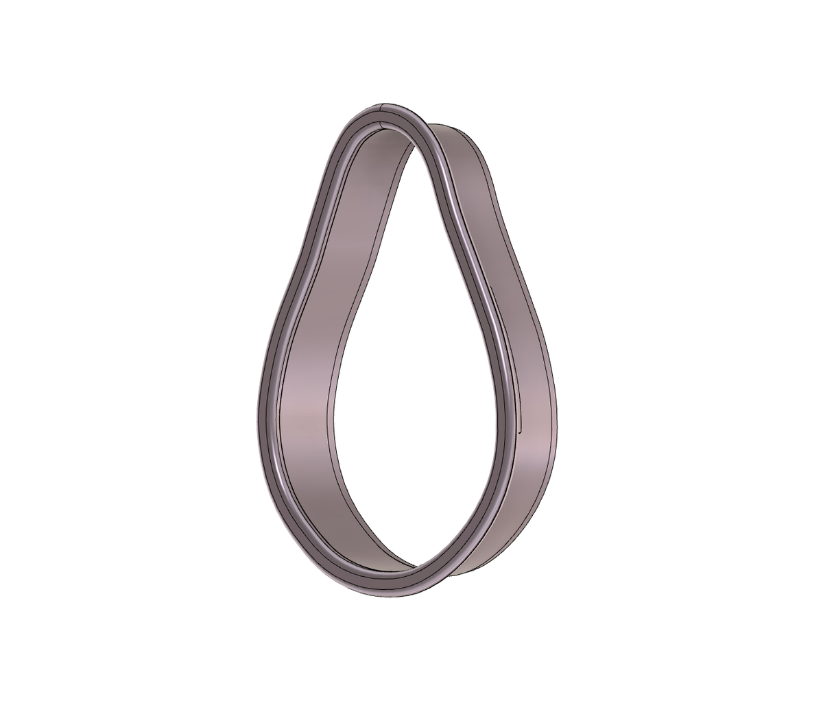 DIGITAL STL Download For Avocado Cookie Cutter