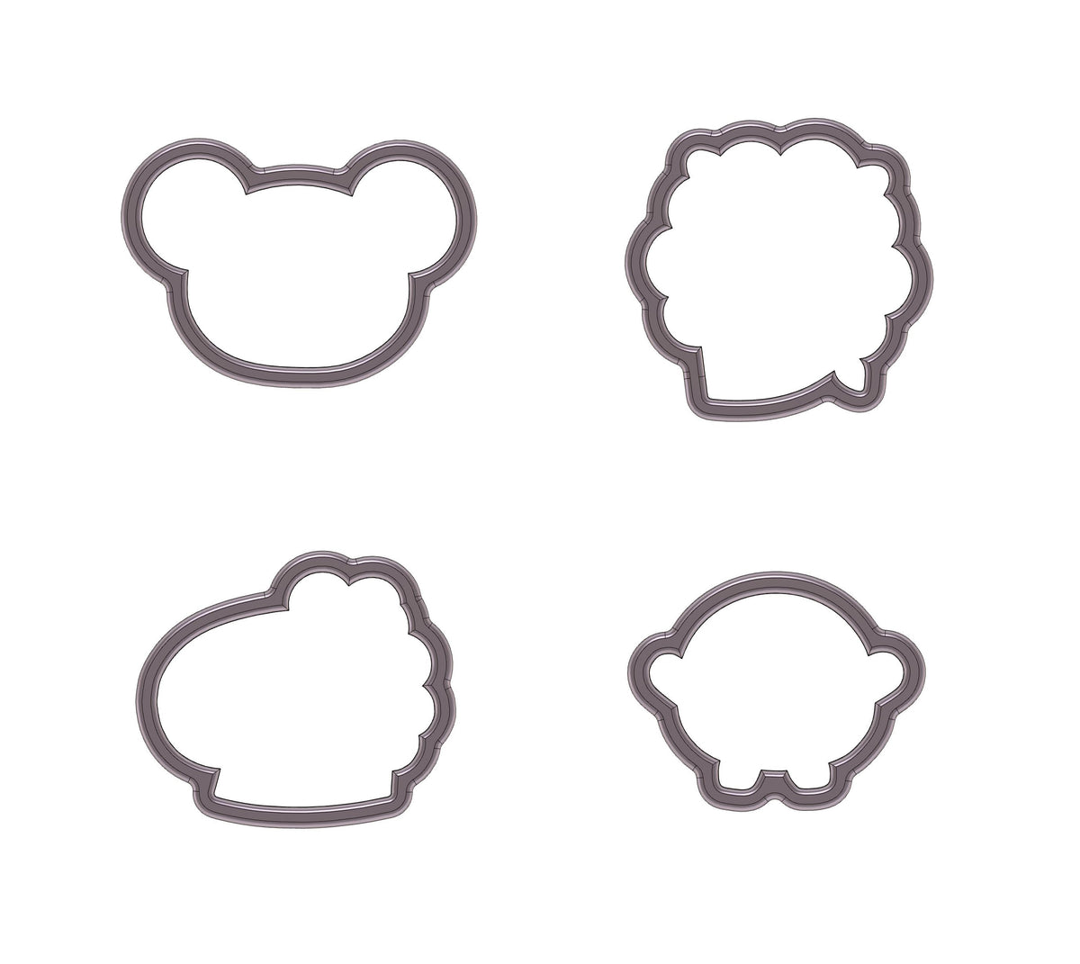 DIGITAL STL Download For BT21 Cookie Cutters