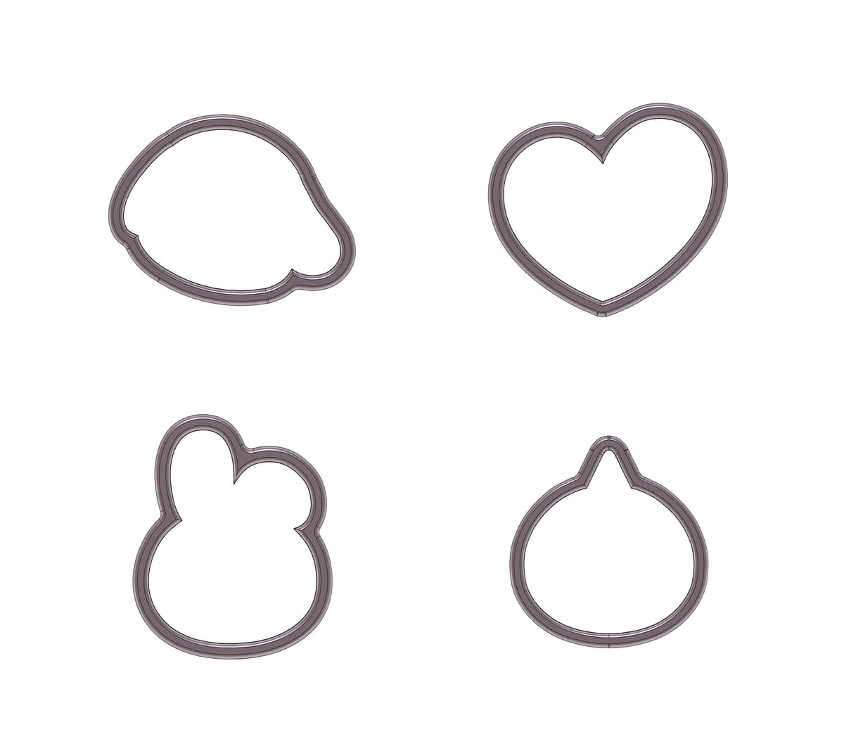 DIGITAL STL Download For BT21 Cookie Cutters