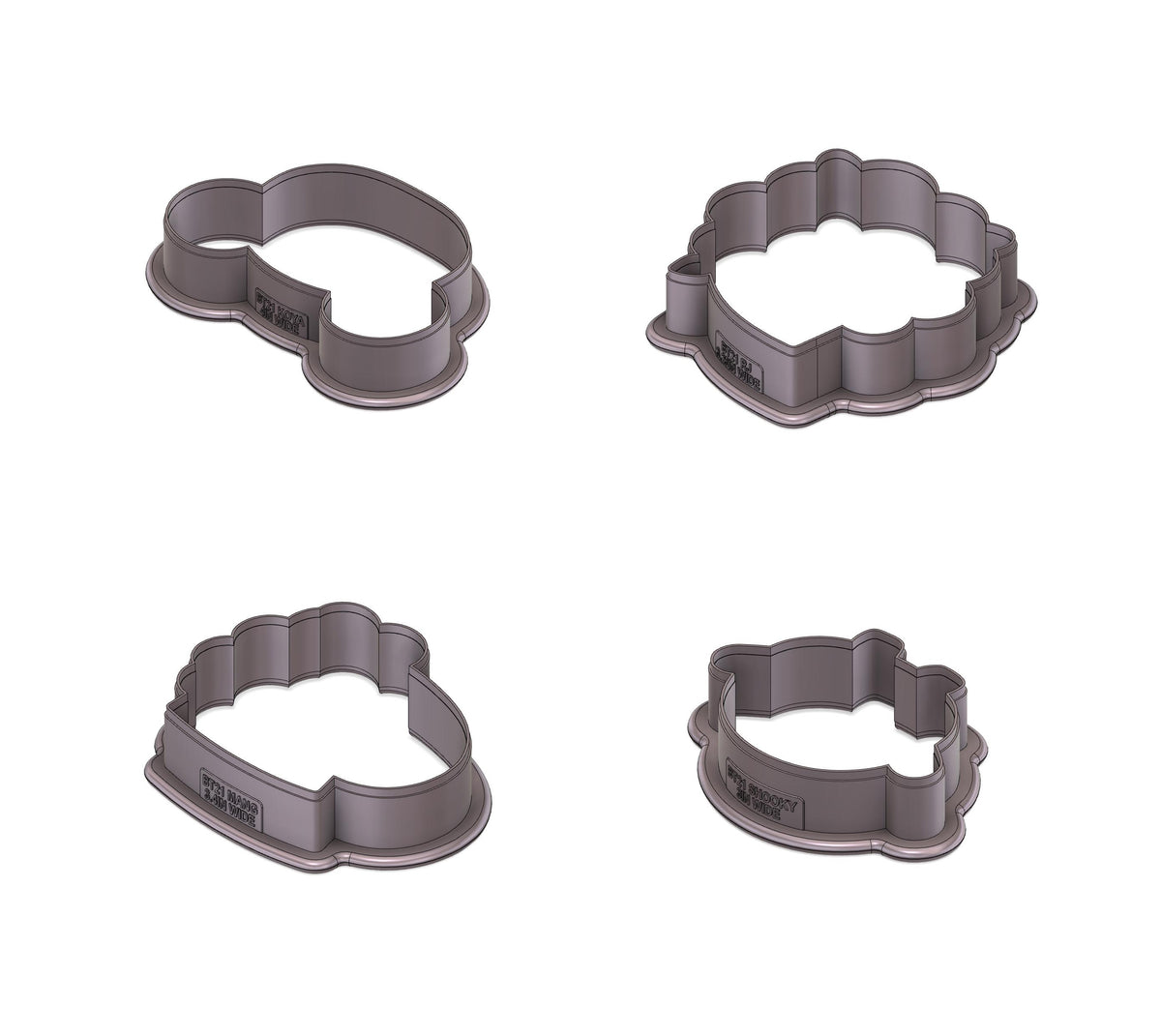 DIGITAL STL Download For BT21 Cookie Cutters