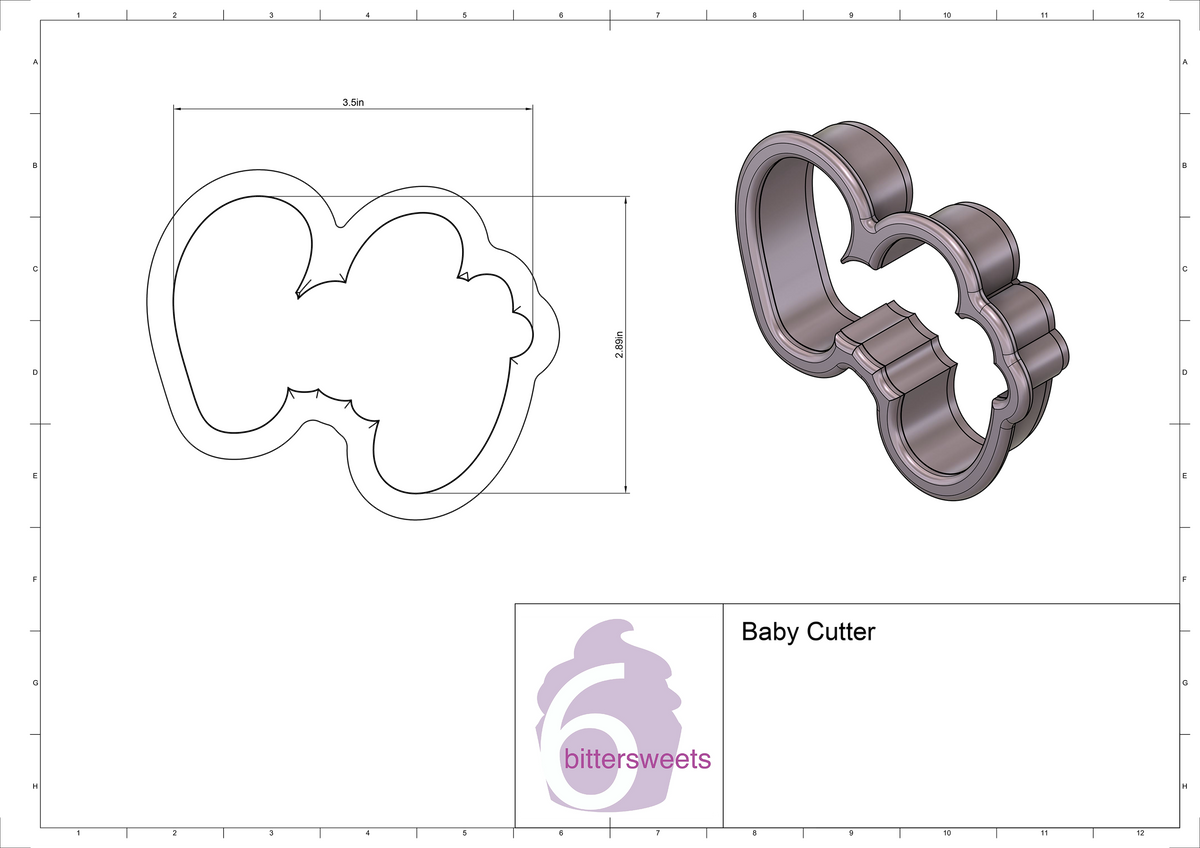 Baby 1 Lettered Cookie Cutter