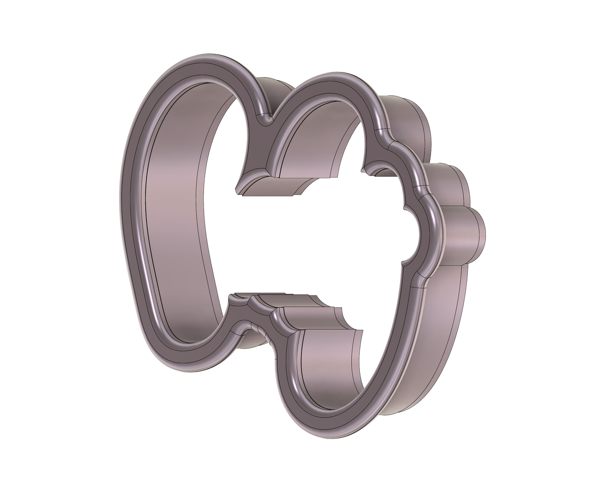 DIGITAL STL Download For Baby 1 Lettered Cookie Cutter