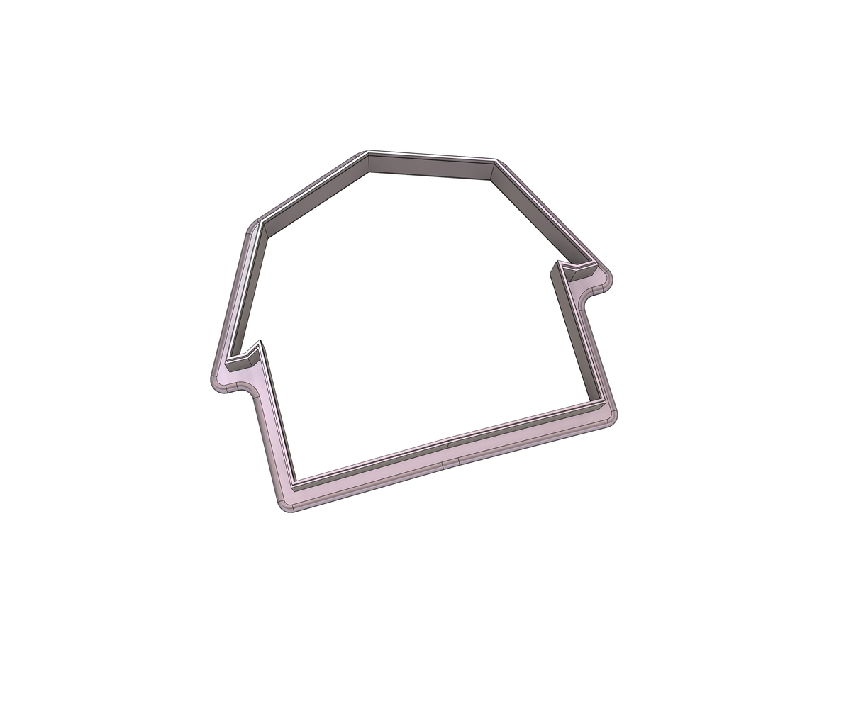 DIGITAL STL Download For Barn 1 Cookie Cutter