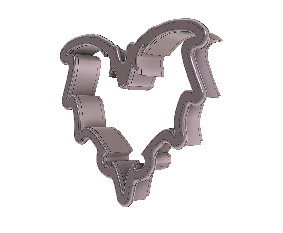 DIGITAL STL Download For Bat 1 Cookie Cutter