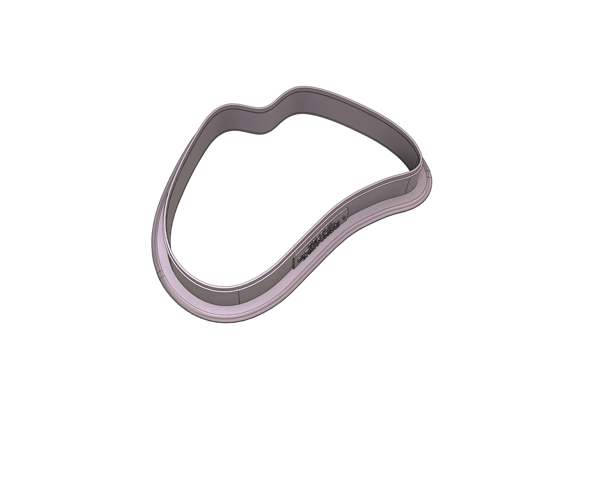 DIGITAL STL Download For Biting Lips 1 Cookie Cutter