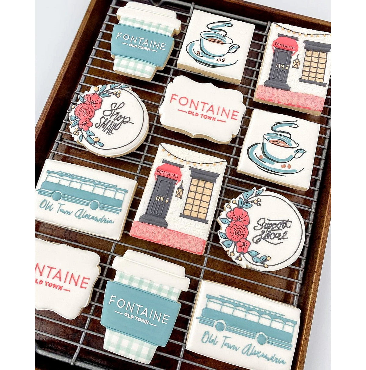 Cactus Floral Circle Plaque Cookie Cutter