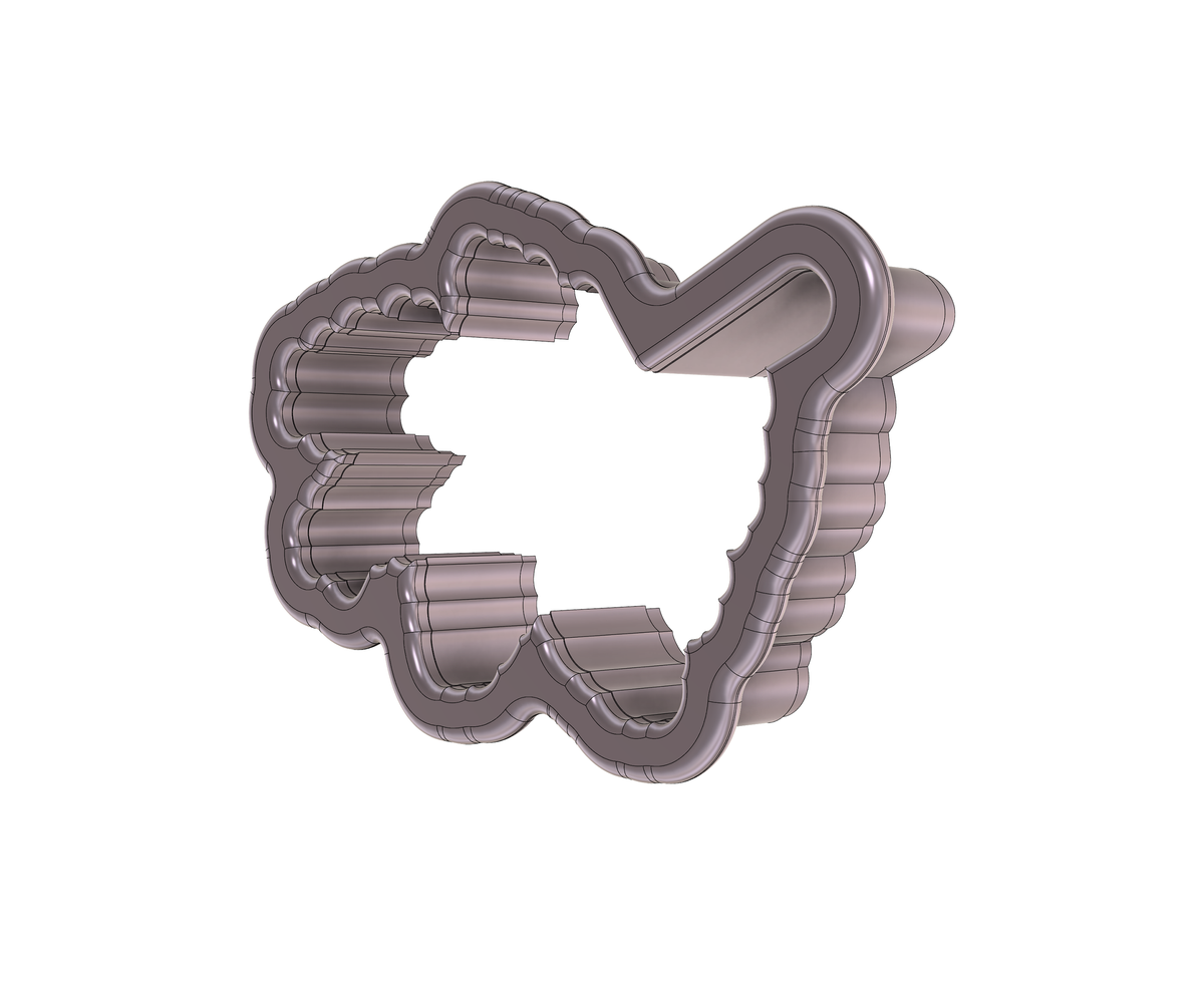 DIGITAL STL Download For Christmas Pine Cone Branch Cookie Cutter