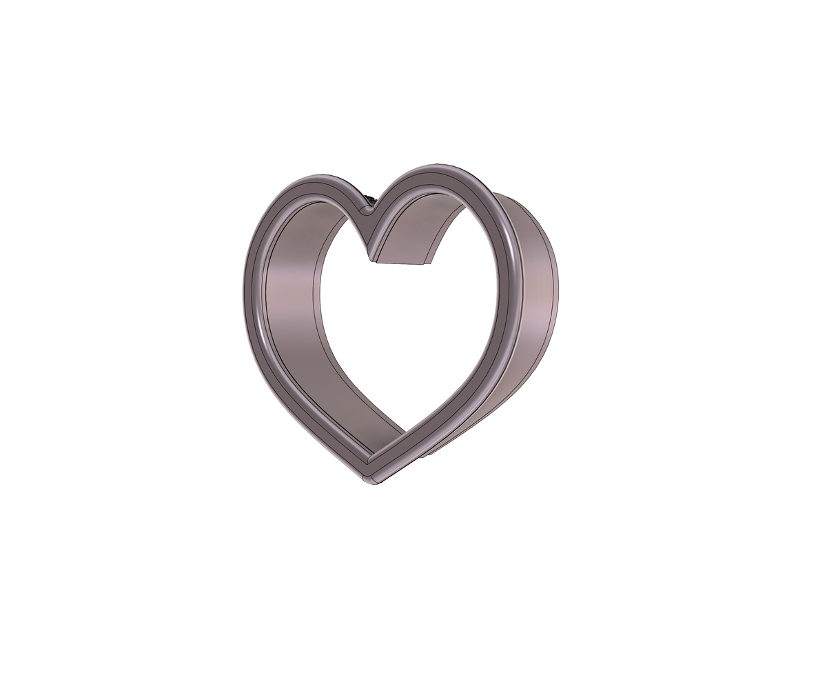 Chubby Heart 1 Cookie Cutter