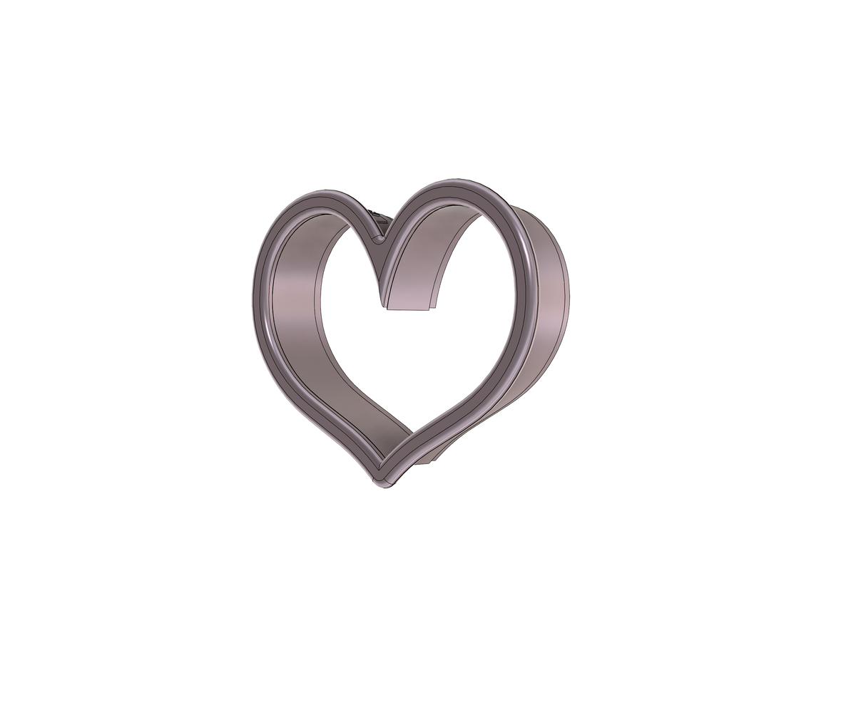 Chubby Heart 2 Cookie Cutter