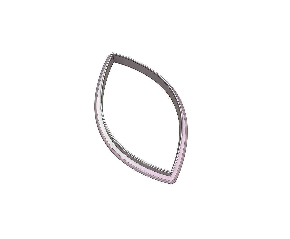 Curvy Shape 3 Cookie Cutter