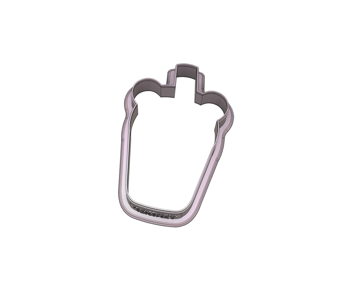 DIGITAL STL Download For Cute Animal Ears Bubble Tea Cup Cookie Cutter