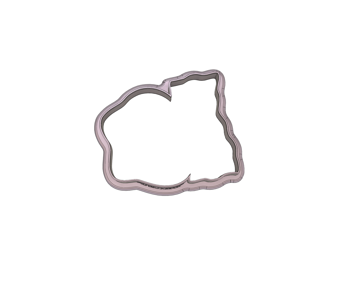 DIGITAL STL Download For Cute Bacon &amp; Egg Cookie Cutter