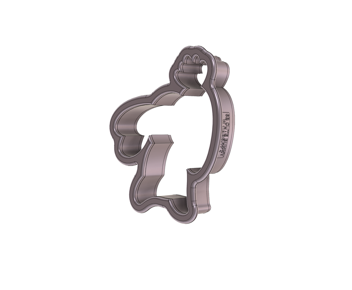 Cute Bunny With Carrot 1 Cookie Cutter