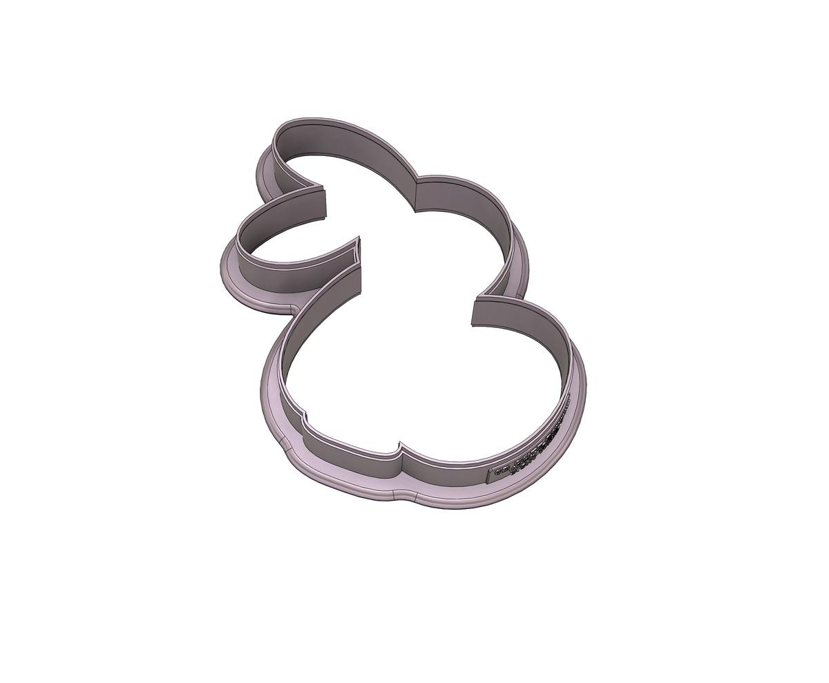 DIGITAL STL Download For Cute Bunny With Easter Egg 1 Cookie Cutter