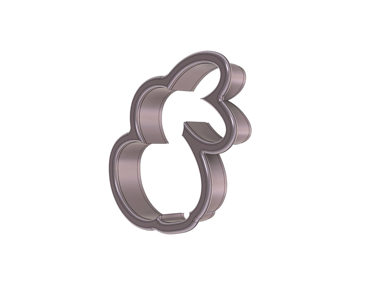 Cute Bunny With Easter Egg 1 Cookie Cutter