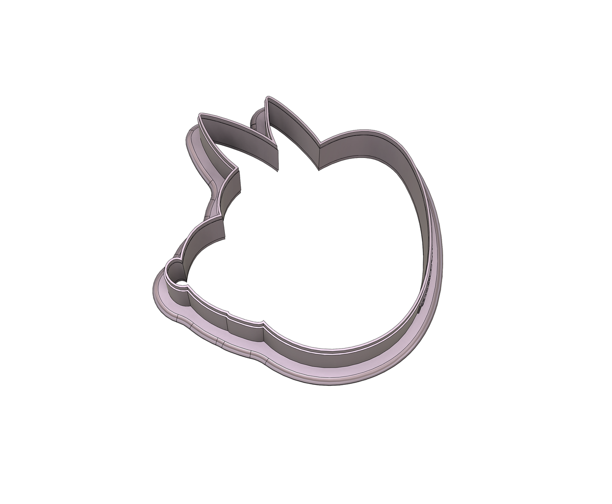 DIGITAL STL Download For Cute Bunny With Easter Egg 2 Cookie Cutter