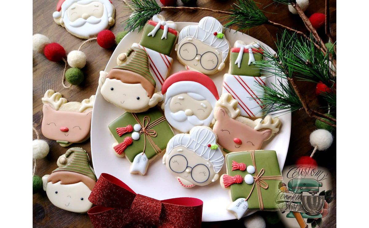 Cute Mrs Claus Cookie Cutter