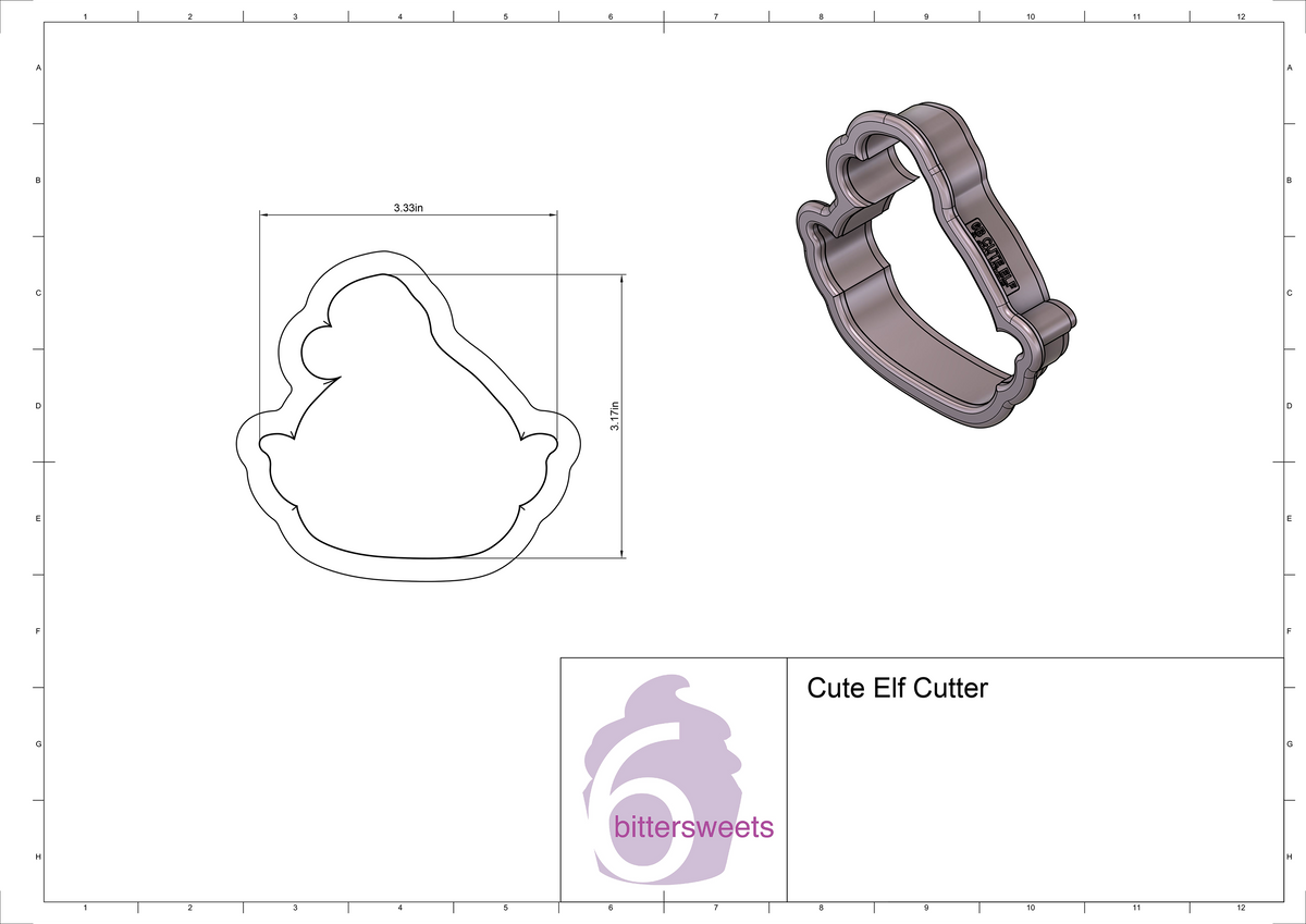 DIGITAL STL Download For Cute Christmas Cookie Cutters