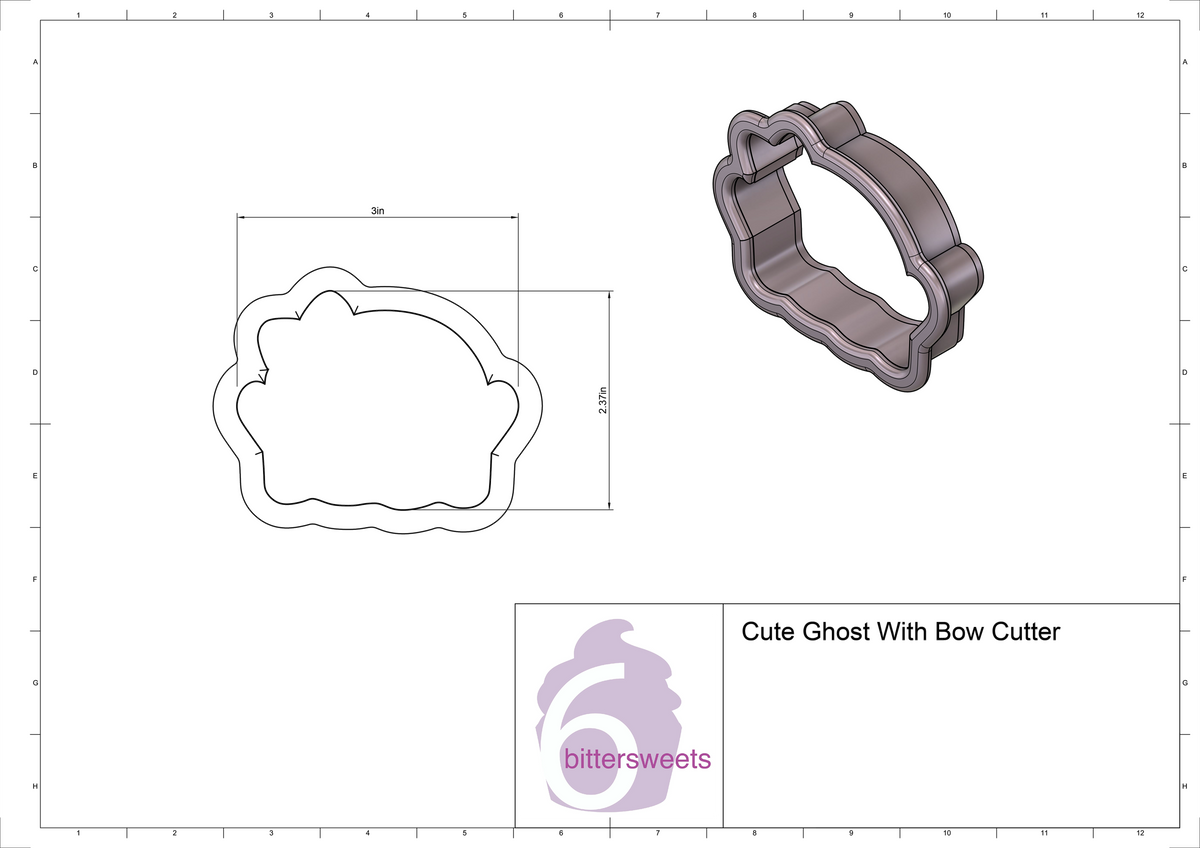 DIGITAL STL Download For Cute Halloween Cookie Cutters