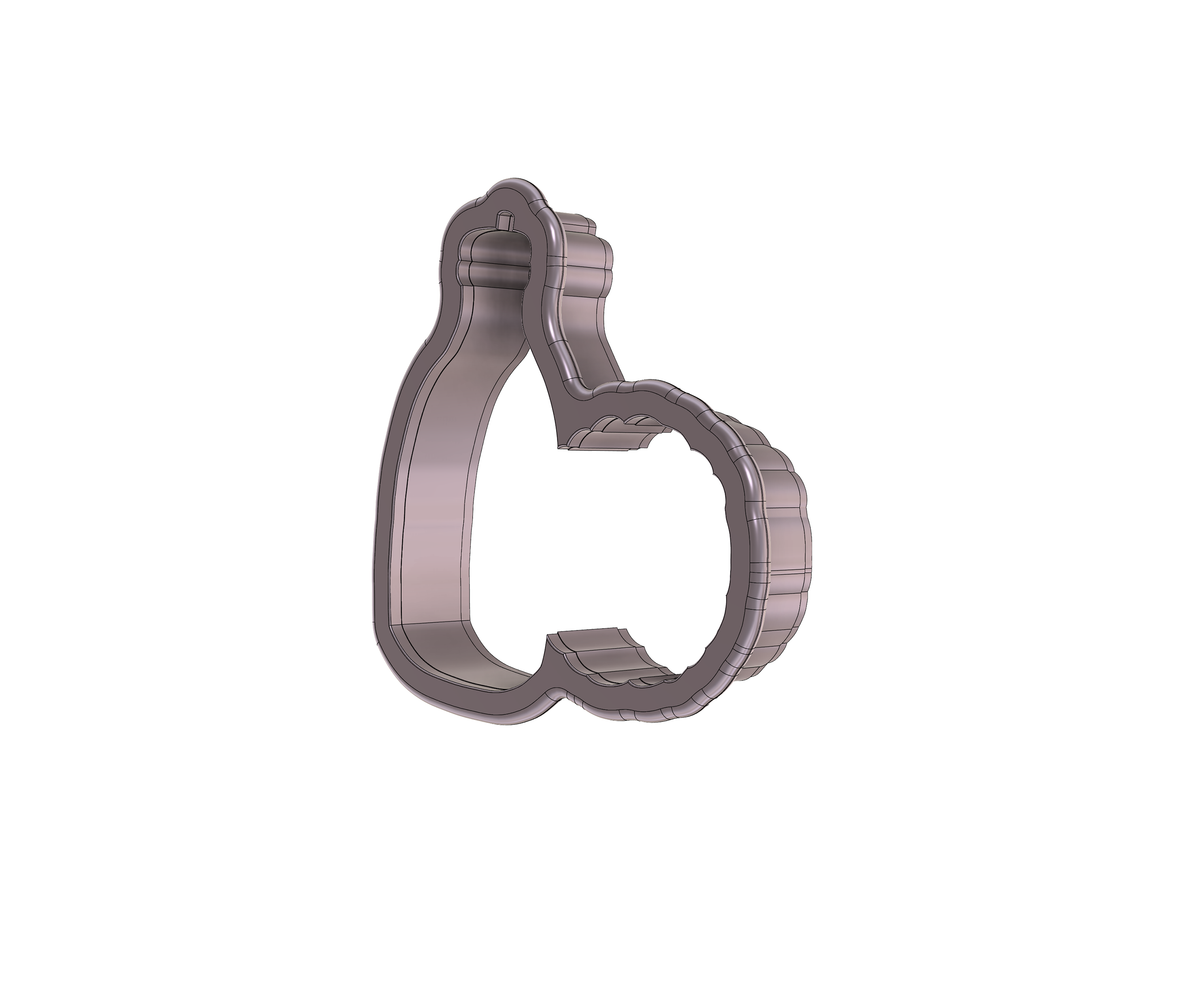 Cute Milk &amp; Cookie Cookie Cutter