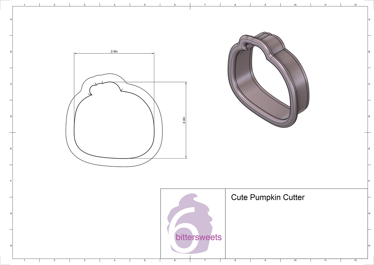 Cute Pumpkin Cookie Cutter