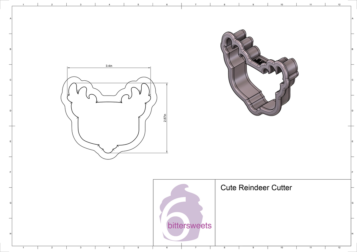 DIGITAL STL Download For Cute Christmas Cookie Cutters