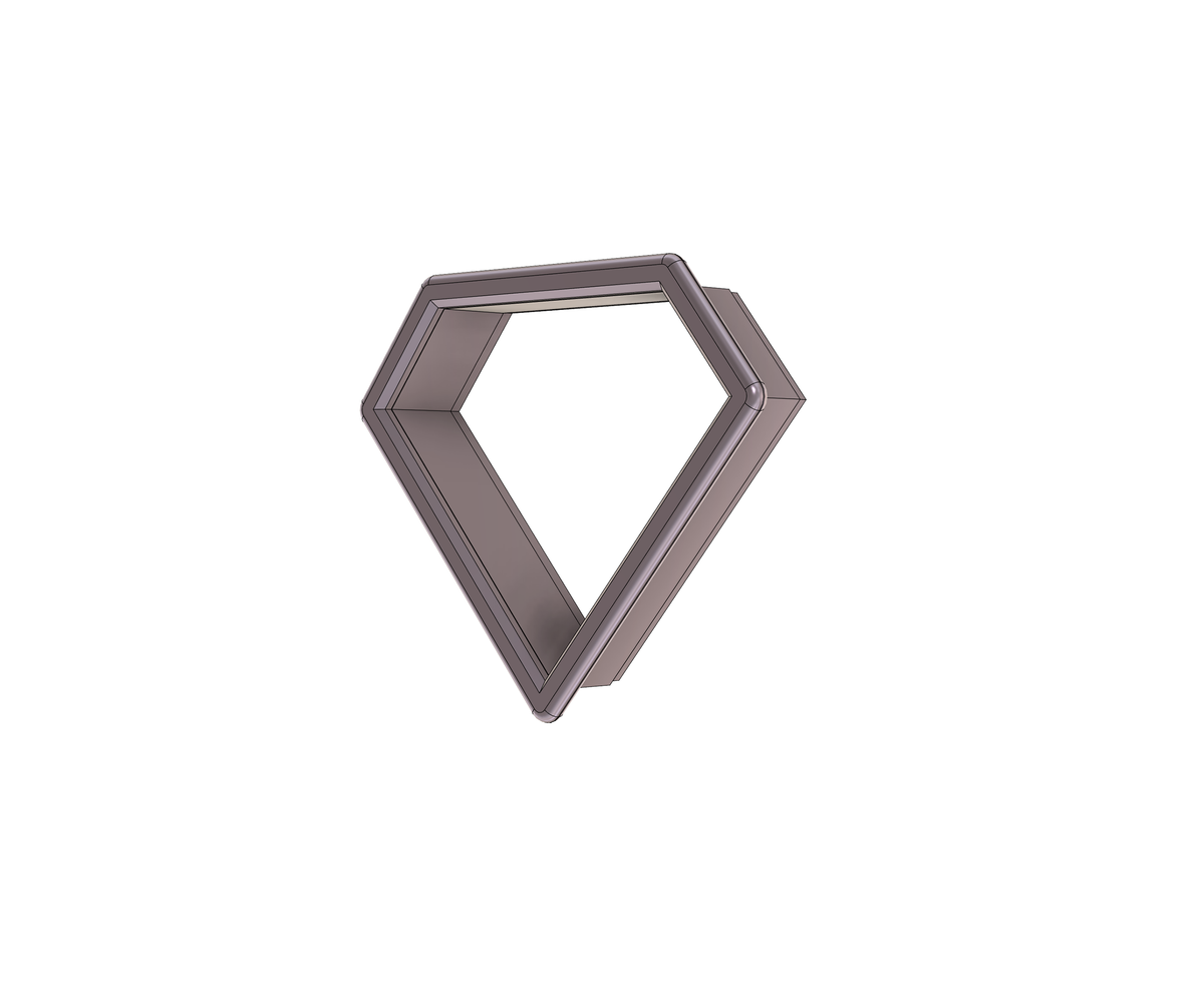 Diamond 1 Cookie Cutter