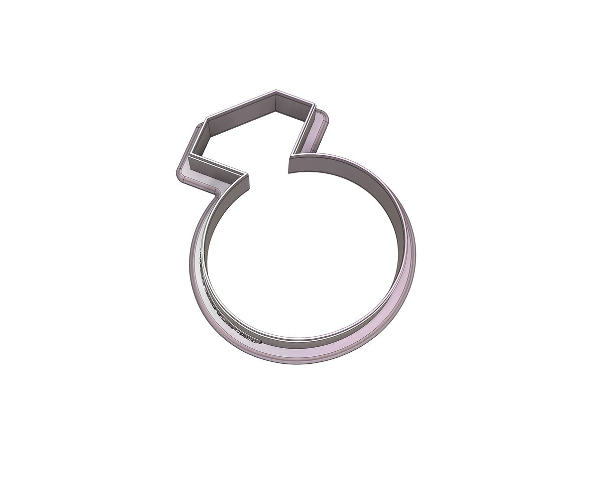 Diamond Ring Cookie Cutter