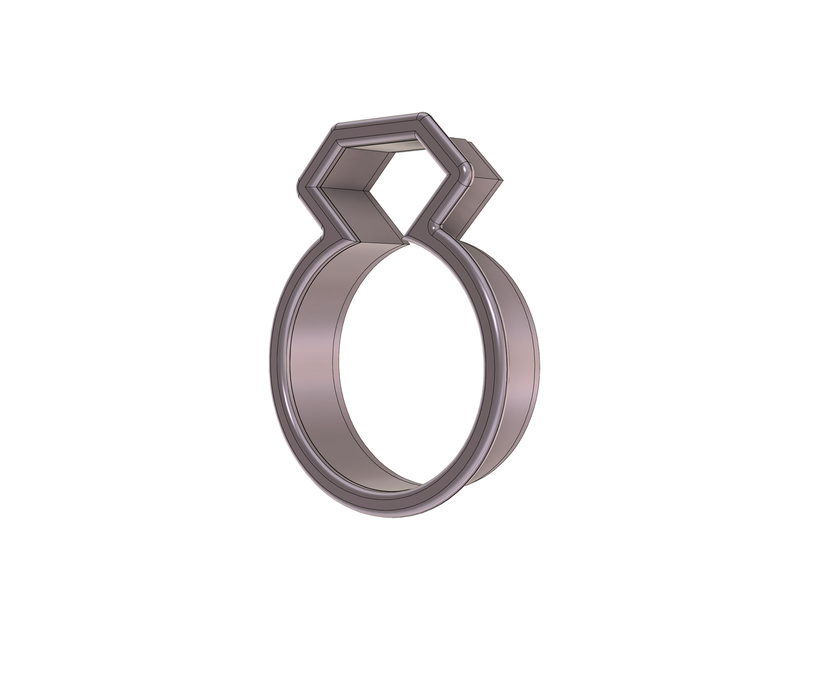 Diamond Ring Cookie Cutter