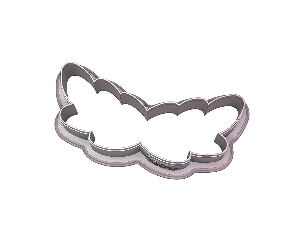 Double Leaf Branch 2 Cookie Cutter