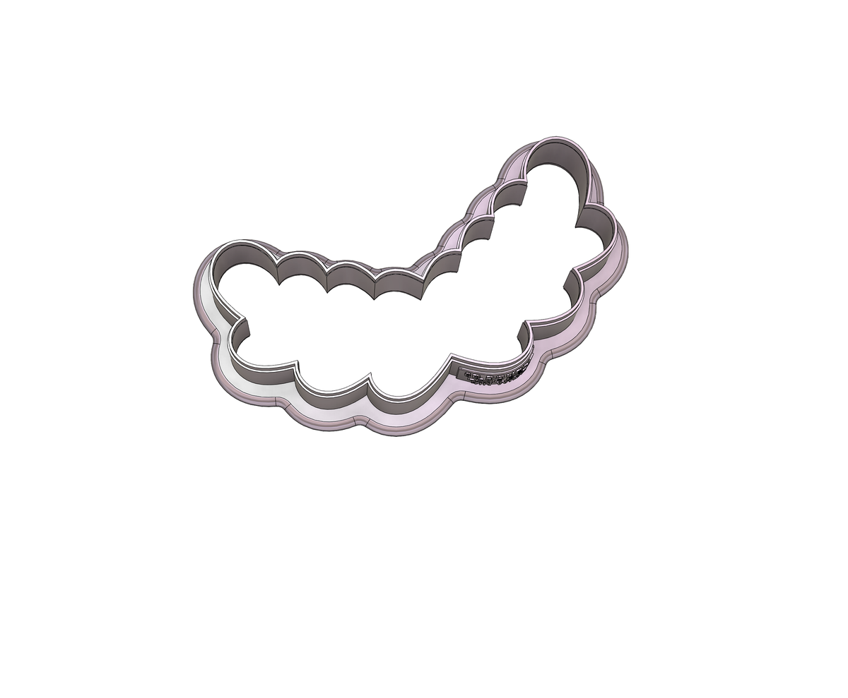 Double Leaf Branch 3 Cookie Cutter