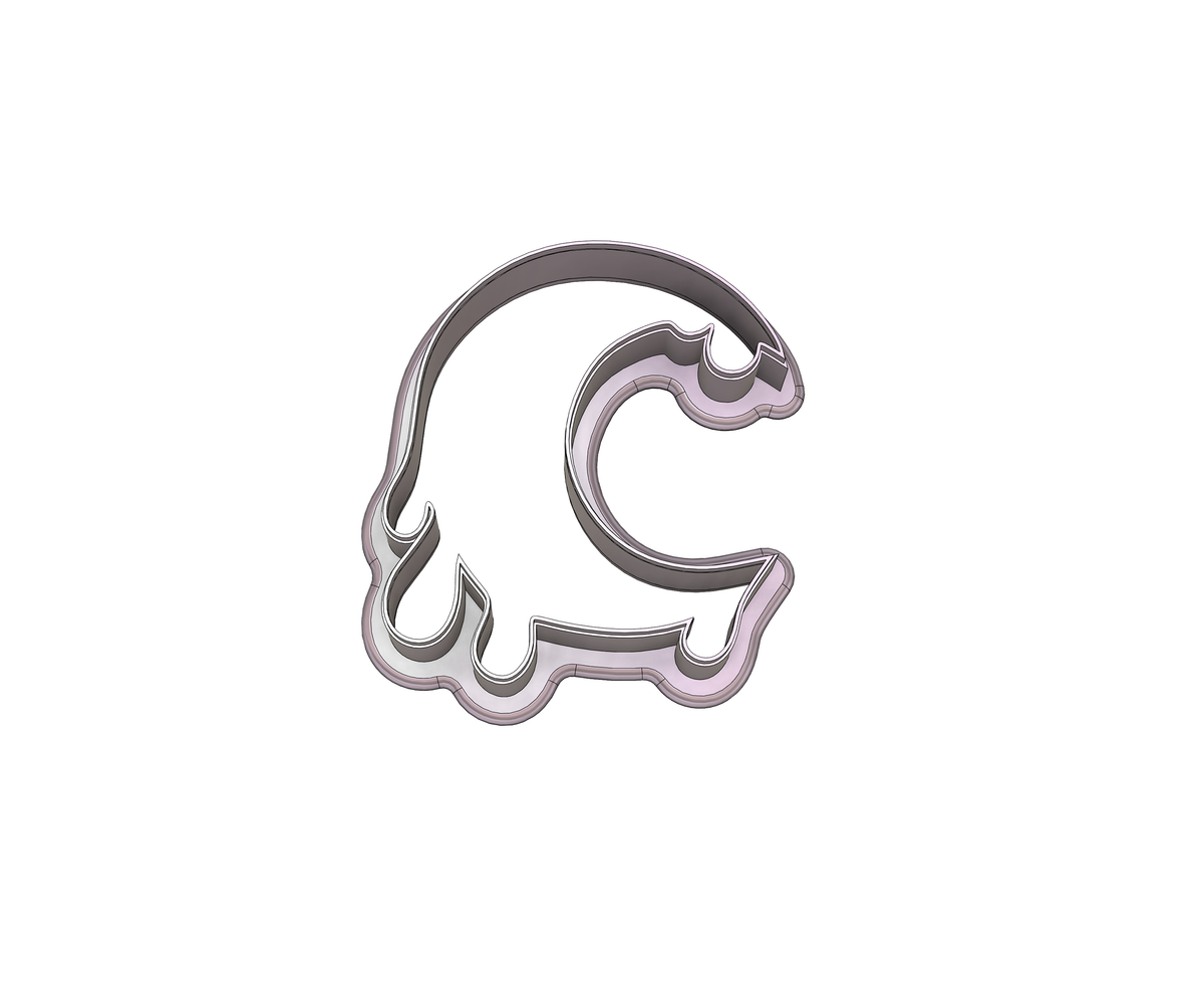 Drippy Moon Cookie Cutter