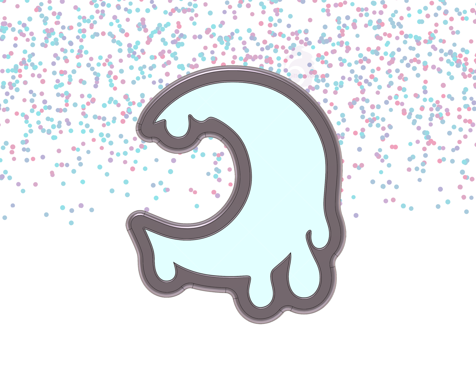 Drippy Moon Cookie Cutter