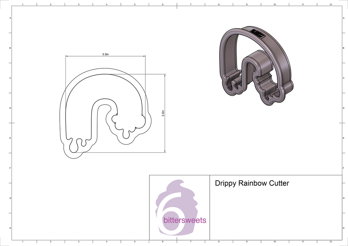 Drippy Cloud Cookie Cutter