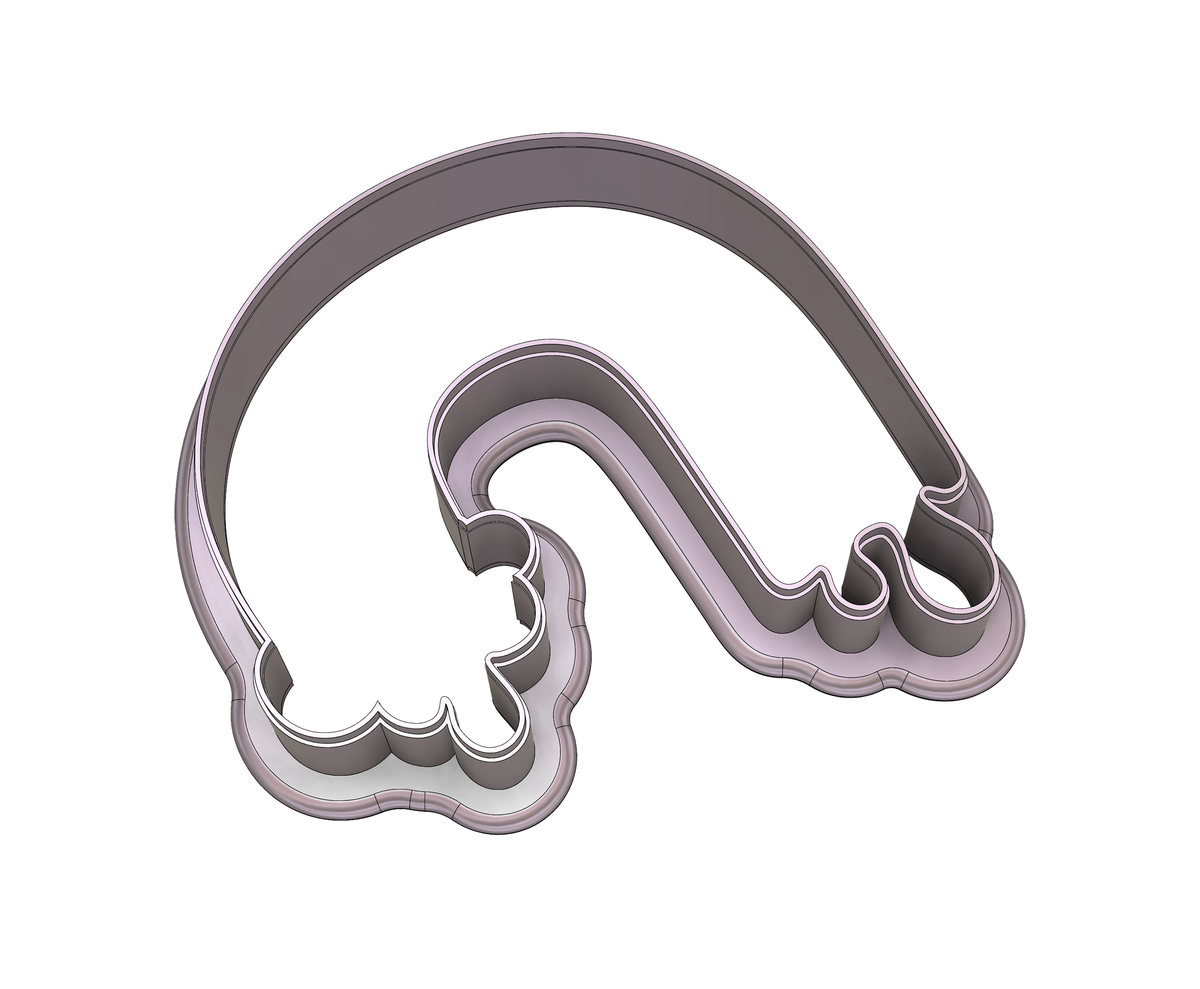 Drippy Rainbow Cookie Cutter