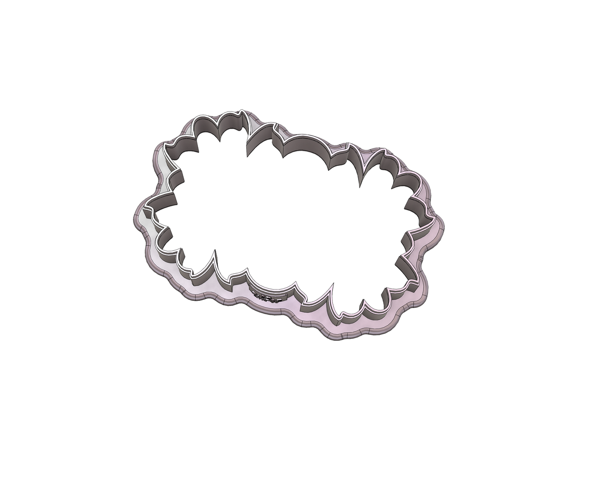 DIGITAL STL Download For Dulce Plaque Cookie Cutter