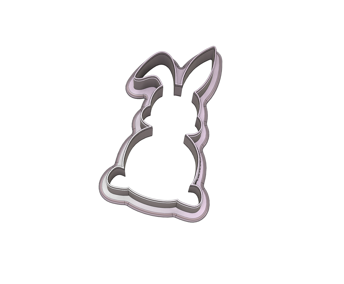 Easter Bunny Floppy Ear Cookie Cutter