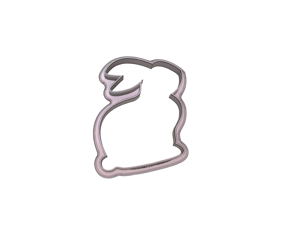 Easter Bunny Profile 2 Cookie Cutter