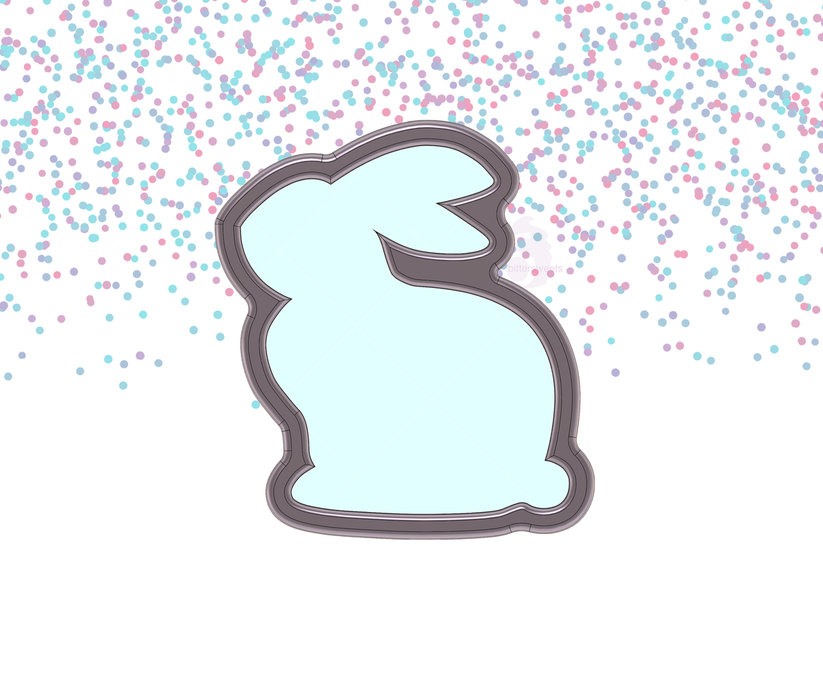 Easter Bunny Profile 2 Cookie Cutter
