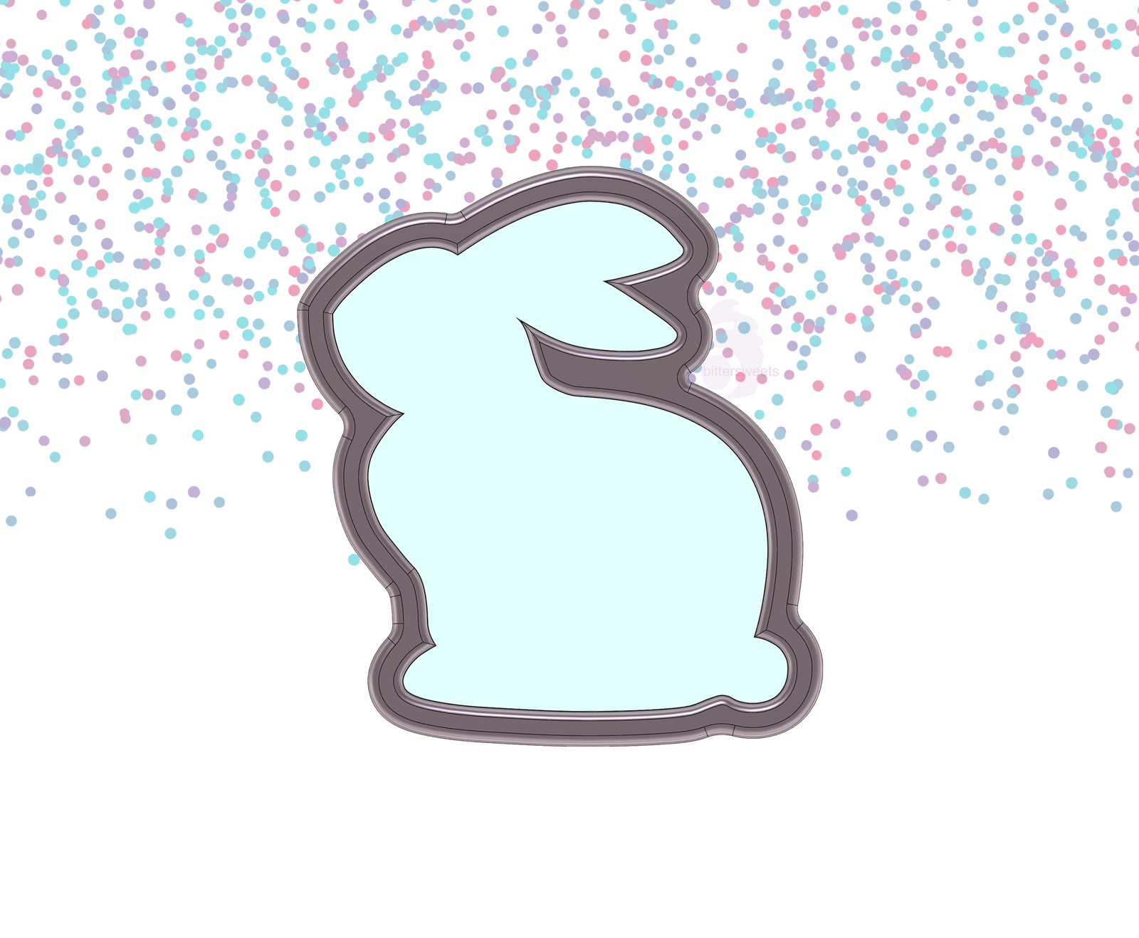 Easter Bunny Profile 2 Cookie Cutter