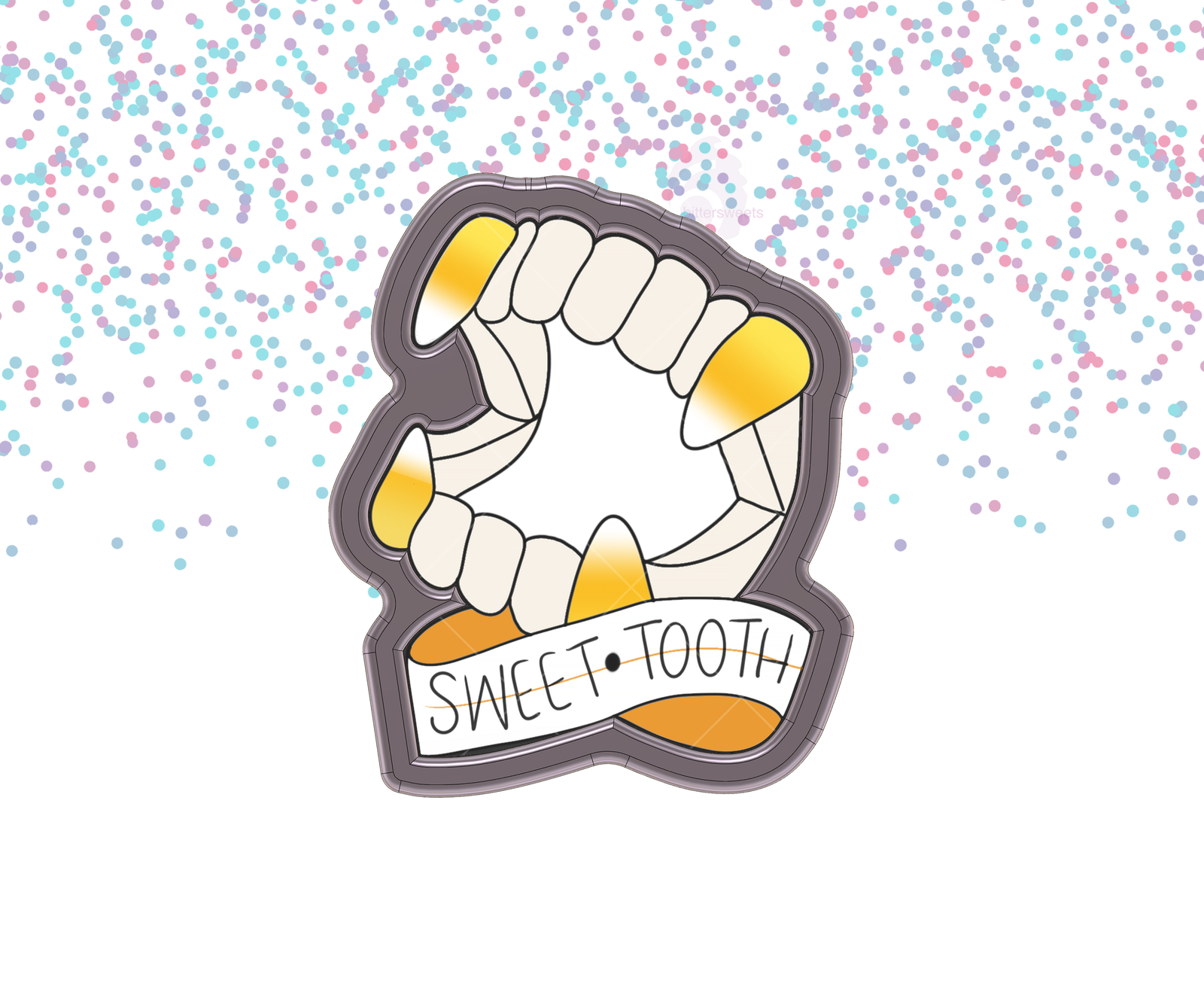 Fangs Banner 1 Cookie Cutter