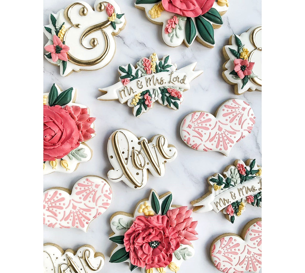 Floral Ampersand 1 Cookie Cutter