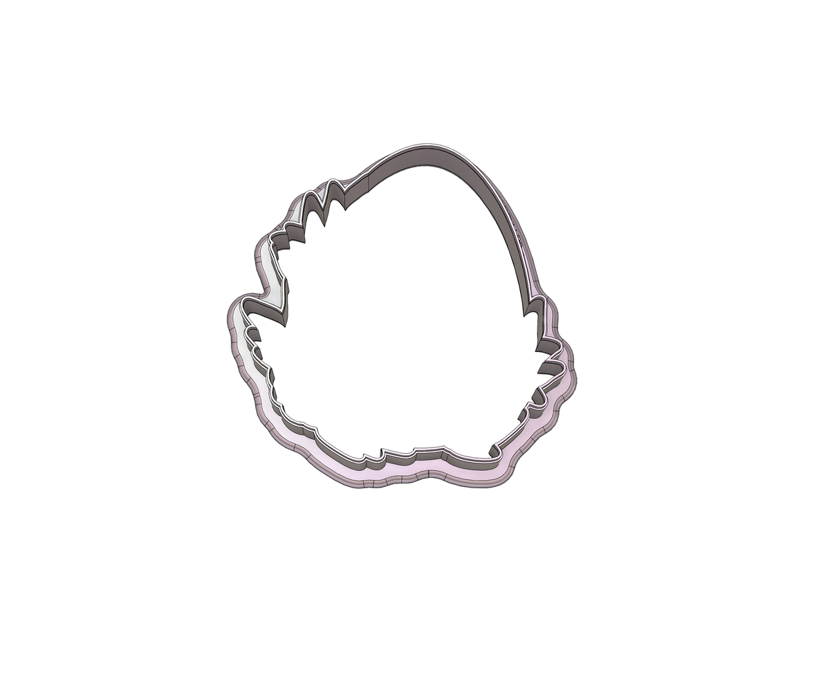 Floral Easter Egg Plaque 2 Cookie Cutter