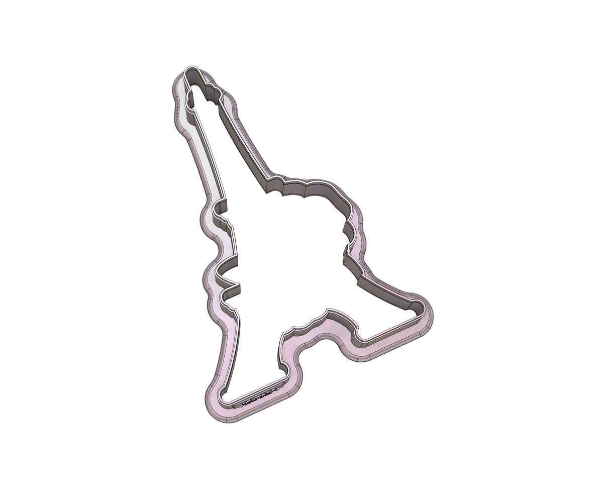Floral Eiffel Tower Cookie Cutter