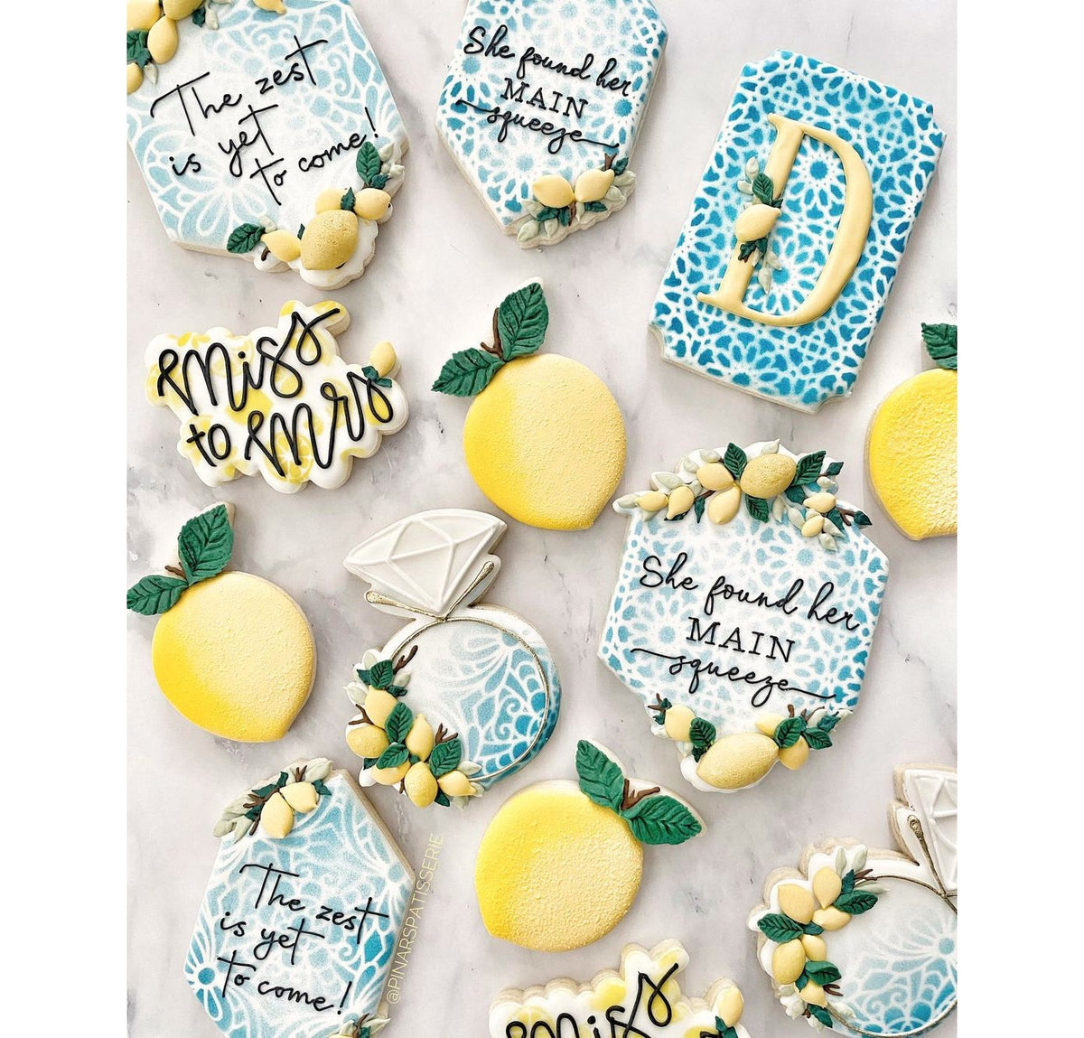 Floral Hexagon Plaque 1 Cookie Cutter