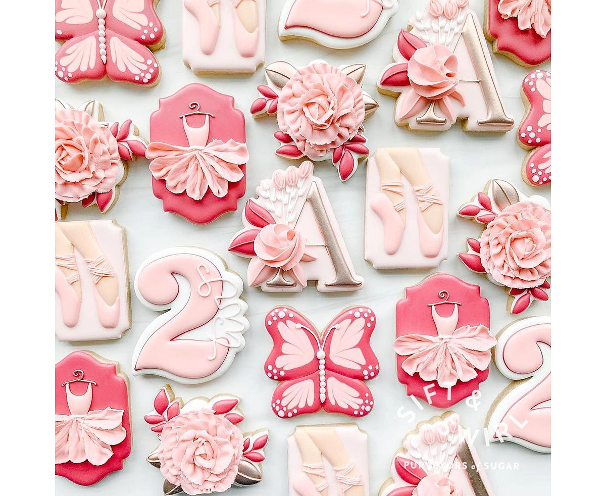 DIGITAL STL Download For Floral Letter A 1 Cookie Cutter