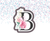 Floral Letter B 1 Cookie Cutter