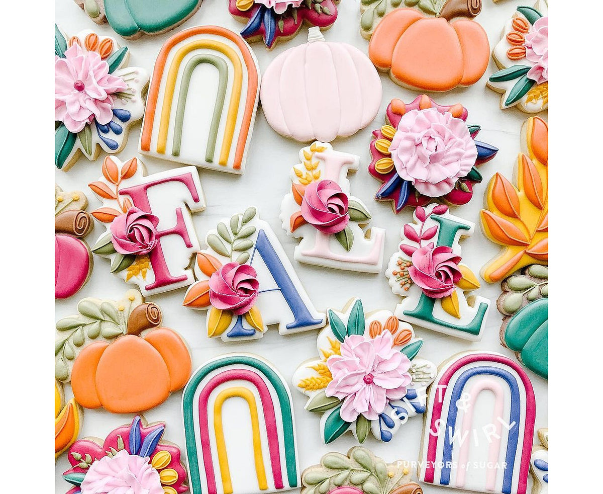 DIGITAL STL Download For Floral Letter A 1 Cookie Cutter