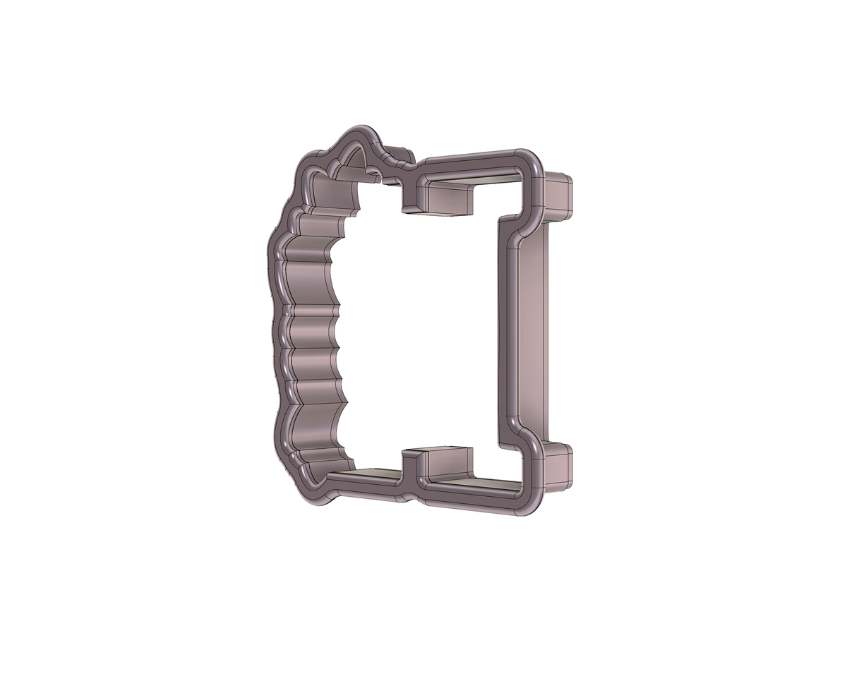 Floral Letter H 1 Cookie Cutter