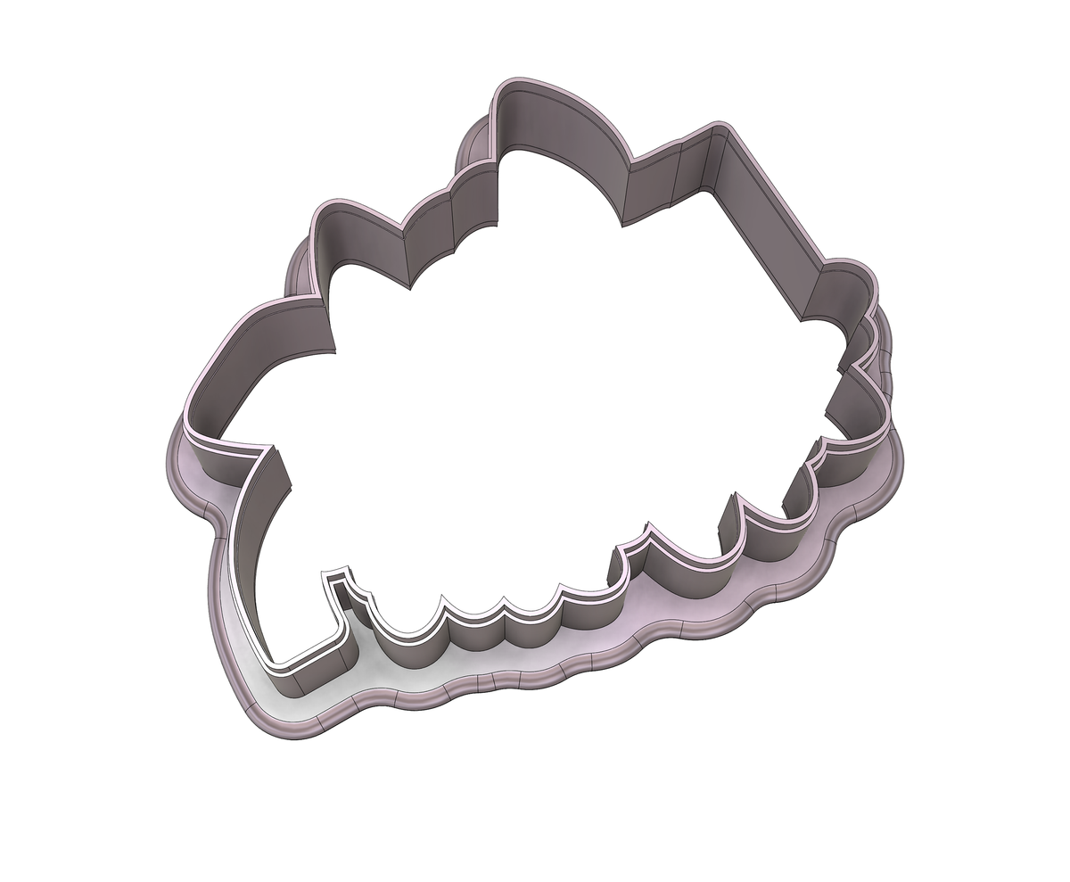 Floral Letter J 1 Cookie Cutter